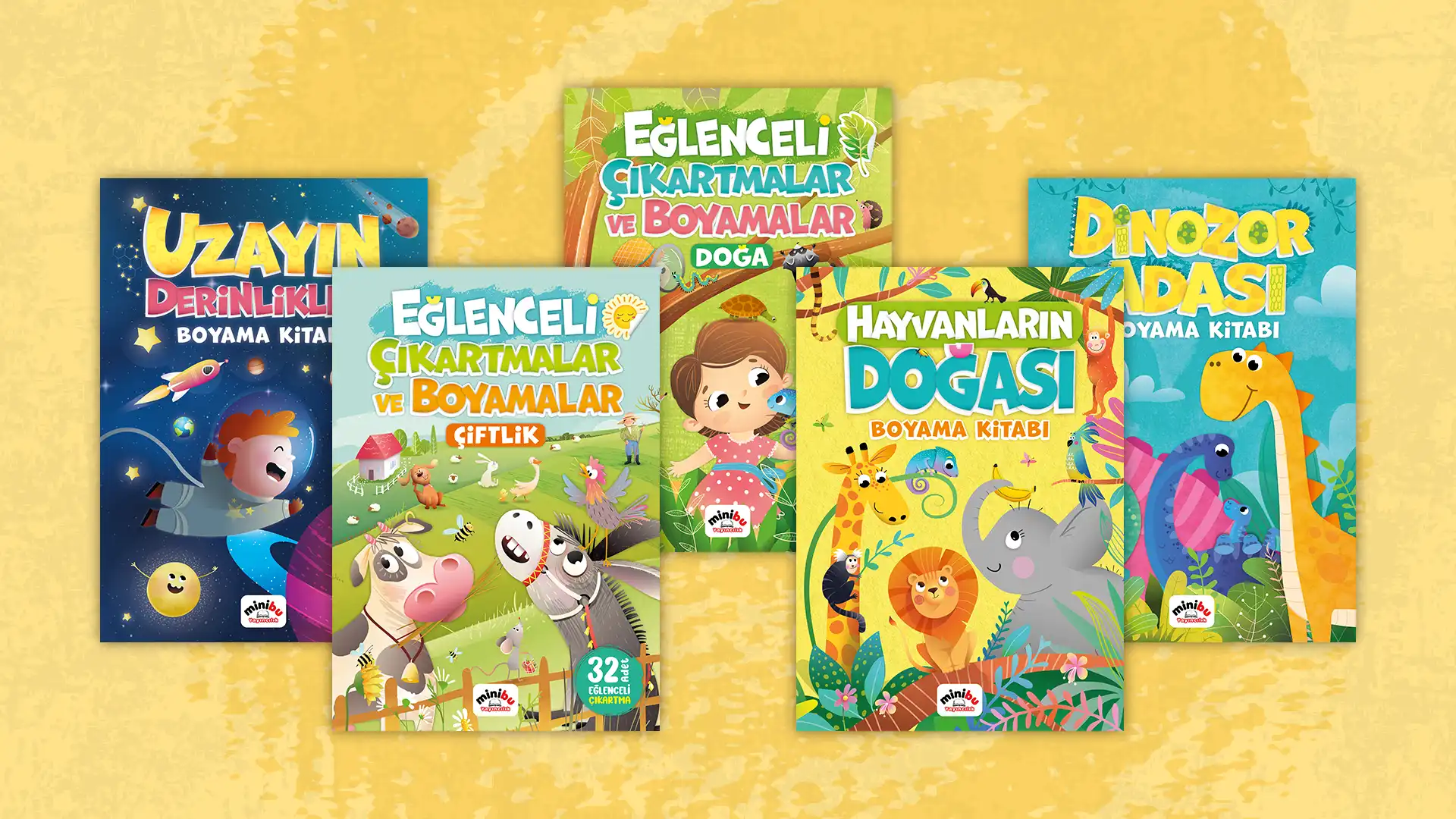 Minibu Yayıncılık Boyama Kitabı Serisi